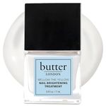 butter LONDON Mellow The Yellow Nail Brightening Treatment, Exfoliates Dry Nails, Vitamin E, Lemon Fruit Extract, Cruelty Free