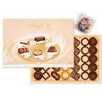 Lindt Chocolates Creation Dessert Gift Box 341g | Luxurious Selection of 35 Gourmet chocolate Masterpieces | Perfect for Special Occasions and Everyday Pleasure | Includes Jaspem Greeting Card