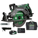 Metabo HPT 36V MultiVolt Cordless Rear Handle Circular Saw Kit | Optional AC Adapter | 7-1/4-Inch Blade | 500 Cross Cuts Per Charge | Lightweight - 8.2 Lbs. | C3607DWA