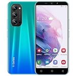 RiZnbL Cheap Smartphones, Android 9.0, 5.0" Dual SIM Dual Camera Mobile Phones, 16GB ROM (Expandable up to 128GB) Beautiful Cell Phones (Reno5-Cyan Blue)