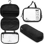 Toiletry Bag Kit Set: Hanging Trave