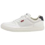 Levi's Footwear and Accessories Men's Liam Sneakers, Regular White, 9 UK