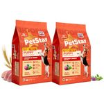 Mankind PetStar 3kg PUPPY Dry Dog Food ( BUY 1 GET 1 FREE) | Chicken Flavour | Clinically Tested | Power of 20+ Ingredients