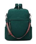 FADEON Backpack Purse for Women, Designer Ladies Vegan Leather Shoulder Bag, Fashion Roomly Travel Backpack Purses