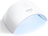 SUNUV UV LED Nail Lamp, Nail Dryer for Gel Nail Polish Gel UV Light for Nails with Sensor 2 Timer SUN9C Blue Gift for Women Girl