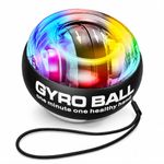 Auto-Start Wrist Power Gyro Ball, Gyroscopic Forearm Exerciser with LED Lights, Wrist Strengthener for Grip Training, Arm, Finger and Muscle Strength