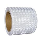 XFXIA Reflective Tape White 4" X33ft Waterproof Reflective Tape Self-adhesive Warning Tape Safety Tape-Conspicuous Warning Tape for Vehicles, Cars, Trailers, Outdoors