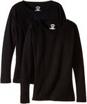 Duofold Women's Thermal Wicking Crew (Pack of 2) - Black - Small