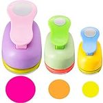 3 Pack Craft Hole Punch 2 Inch 1 In