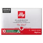 Illy Coffee K Cups - Coffee Pods For Keurig Coffee Maker – Classico Roast - Caramel, Orange Blossom & Jasmine - Mild, Flavorful & Balanced Flavor Pods of Coffee - No Preservatives – 10 Count