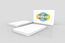 NXP MIFARE Classic 1K EV1 Blank White PVC Cards, ISO14443A, 13.56MHz, Printable, Gloss Finish (Pack of 100)