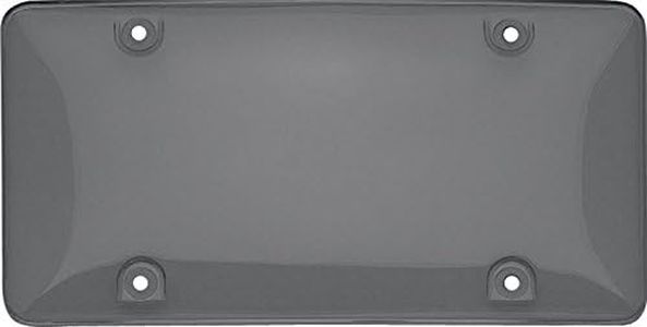 Cruiser Accessories 73200 Tuf Bubble Shield License Plate Frame, Smoke,1 frame