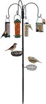 WILD BIRD GARDEN FEEDING STATION WITH WATER BATH TABLE SEED NUT TRAY HANGING FEEDERS STABLISER (223)