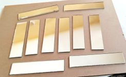 Plane Mirror Strips (25mm x 100 mm) Pack of 10 for Light and Optics Physics Experiment School Science Apparatus for Physics lab