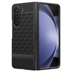 Caseology Parallax [3D Ergonomic Design] Full-Body Protective Case Compatible with Samsung Galaxy Z Fold 5 Case (2023) - Matte Black