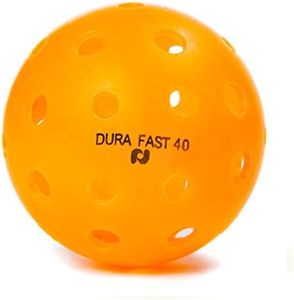 Dura Fast 40 Pickleballs | Outdoor Pickleball Balls | Orange| Pack of 6 | USAPA Approved and Sanctioned for Tournament Play