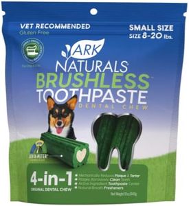 Ark Naturals Brushless Toothpaste, Dog Dental Chews for Small Breeds, Freshens Breath, Helps Reduce Plaque & Tartar, 12oz, 1 Pack