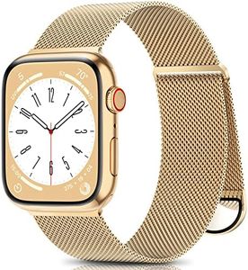 ZALAVER Metal Band Compatible with Apple Watch Bands 38mm 40mm 41mm 42mm 46mm 44mm 45mm 49mm Women Men,Adjustable Magnetic Stainless Steel Mesh Strap for iWatch Ultra/Ultra 2,Series 10 9 8 7 6 5 4 3 2 1 SE