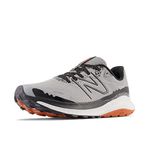 New Balance Men's DynaSoft Nitrel V5 Trail Running Shoe, Shadow Grey/Black/Cayenne, 9 XW