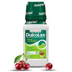 Dulcolax Liquid Laxative for Gentle Occasional Constipation Relief, For Adults and Children Ages 2 and Over, Stimulant-Free, Fast Acting Laxative, Cherry, 354mL Bottle