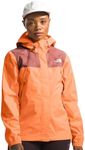 THE NORTH FACE Women's Waterproof Antora Jacket (Standard and Plus Size), Peach Granite/Light Mahogany, Medium