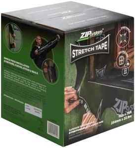 ZIP System Stretch Tape - Flexible Adhesive Flashing - Advanced Acrylic Adhesion - for Sealing Around Curves, Corners, Windows & Doors - Professional-Grade - Weather Protection - 10" x 75' Roll