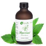 Naturalis Peppermint Oil – Pure Therapeutic Grade Peppermint Essential Oil for Hair, Skin Care, Steaming, Diffuser & Aromatherapy – Soothing Relief – 120ml
