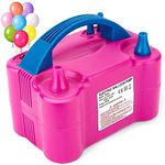 Rozi Decoration Electric Air Pump for Balloon Inflating (Pink)