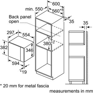 Bosch Serie 4 Built-In Microwave Oven – Stainless Steel