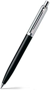 Sheaffer Sentinel, Black Resin Barrel, Chrome Cap, Nickel Plate Trim, Ballpoint (E23211151)