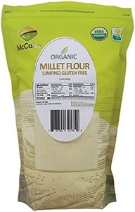 McCabe Organic Millet Flour - Millet Flour Organic | Rich with Fiber & Minerals | USDA and CCOF Certified | Product of USA | 2Lbs