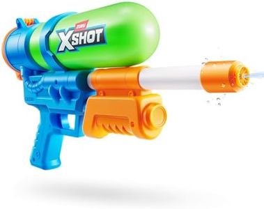 ZURU XSHOT Water Fast Fill Retro Water Blaster - Retro Water Blaster with Fast-Fill Technology, 10 m Range & 750 ml Tank, Outdoor, Summer, Water Toy for Children from 6 Years