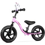 KRIDDO Toddler Balance Bike 2 Year Old, Age 24 Months to 5 Years Old, Early Learning Interactive Push Bicycle with Steady Balancing and Footrest, Gift Bike for 2-5 Boys Girls, Purple