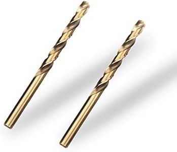 Meccion HSS-Co 2pcs 8.0mm Foret Hélicoïdal Professional Forets à Métaux en Acier Inoxydable, Standard DIN 338