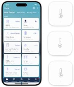 Aqara Temperature and Humidity Sensor- 3 Pack, Requires AQARA HUB, Zigbee, for Smart Home Automation, Wireless Thermometer Hygrometer, Compatible with Apple HomeKit, Alexa, Works with IFTTT