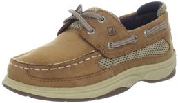 Sperry Top-Sider Kids Boy's Lanyard A/C (Toddler/Little Kid) Dark Tan/Navy Boat Shoe 5.5 Toddler M