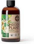 Organic Indoor Plant Food - All-Purpose Liquid Fertilizer - Best for Live Houseplants Indoors + Common Home Outdoor Plants in Pots (8 oz)