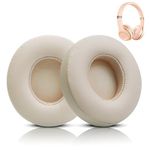 Solo 2 & 3 Earpads Replacement,Solo 3.0 Memory Foam Ear Cushion Cover Compatible with Beats Solo 2/8 Wireless on Ear Headphones ONLY