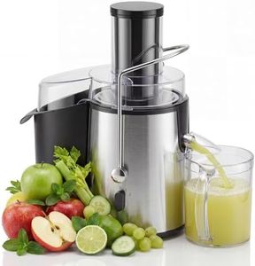 OLIXIS Centrifugal Juicer Machines, 700W Juice Extractor with 3" Feed Chute for Whole Vegetable and Fruit, Electric Juicer with Dual-Speed Quick Juicing, Easy to Clean, BPA-Free, Silver