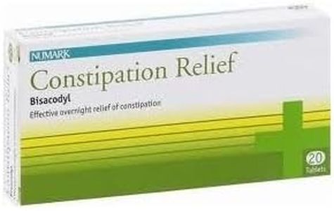20 Tablets Numark Constipation Relief | Overnight Relief from Constipation | Bisacodyl 5mg