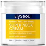 Super Neck Chest Wrinkle Cream - Advanced Tightening Firming - Korean Skin Care Anti-Aging with Collagen Hyaluronic Acid Niacinamide