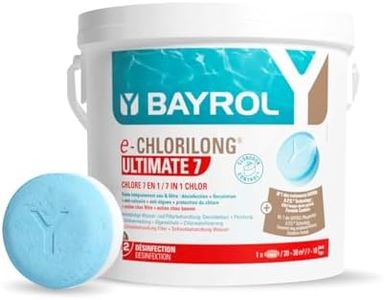 BAYROL Chlorilong® Ultimate 7 – Chlortabletten für Pool 7-in-1 – Vollständige Desinfektion von Poolwasser und Filter – 16 x 300 g (4,8 kg)