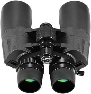 10-30X50 High Powered Zoom Binoculars for Adults - Professional Military HD Binoculars with BAK4 Prism/FMC Lens/Large View/Waterpoof/Low Light Night Vision for Bird Watching, Hunting, Outdoor, Hiking
