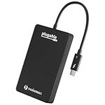 Plugable 512GB Thunderbolt 3 External SSD NVMe Drive (Up to 2400MBs/1800MBs R/W)