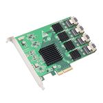 IOCrest SI-PEX40097 16 Port SAS PCIe 2.0 x4 Controller Card