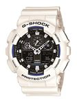 Casio Men's 'G-Shock' Quartz Resin Sport Watch, Color: White (Model: GA100B-7A)