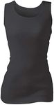 Heat Holders Women's Warm Winter Thermal Sleeveless Vest, Black, Small