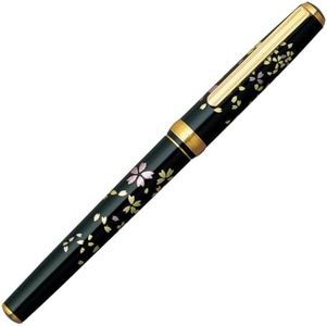 Platinum PTL-20000H#52-2 Fountain Pen, Miku Modern Makie, Cherry Blossom, Fine Point