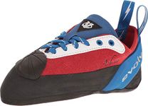 Evolv Ashima Climbing Shoe - Kids' Red/White/Blue, 7.0