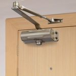 Godrej Door Controls I Hercules Door Closer I for Wooden, Aluminum & Metal Doors I for Left and Right Handed Doors I 2 Speed I for Offices and Home I Door Weight Upto 60 KG I Gold Finish